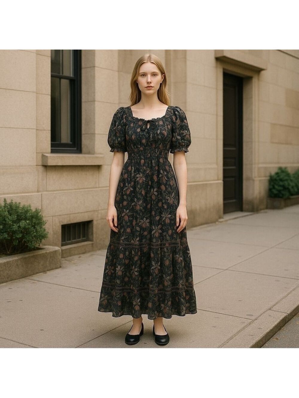 Max Stuido Maxi Floral Dress XS Boho Formal Fairy Girly Formal
